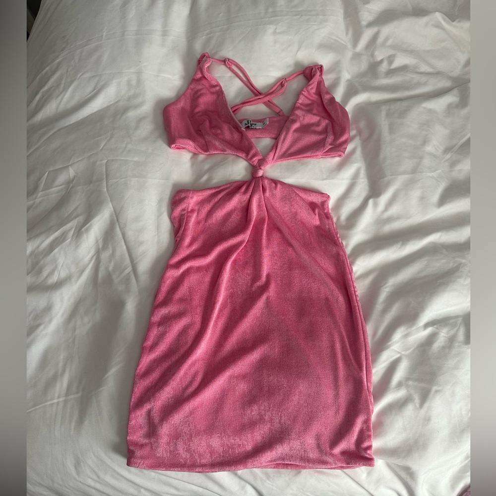 Tiger Mist Pink Strappy Dress